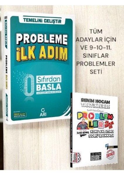 Şenol Hoca Problemlere Ilk Adım-Tüm Adaylar Için Taktiklerle Problemler Konu Anlatımlı Soru Bankası