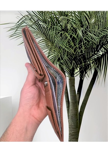 Hakiki Deri Kahverengi Erkek Cüzdan Bozuk Para Hazneli indirimleri