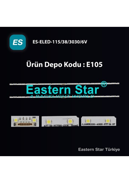 Es-Eled-115, Samsung, Ue49nu7100u, Ue49nu7300u, Ue49ru7100u, Ue49ru7300u, Ue49nu7500u Tv Led Bar, Aot_49_Nu7300_Nu7100 Tv Led Bar