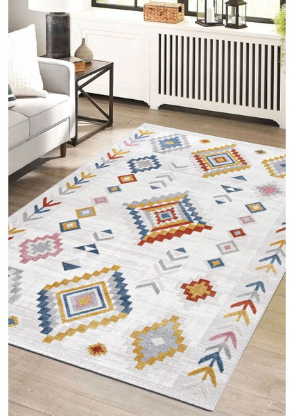 Romanya Beyaz Halı Modern Dokuma Halı Yumuşak Oturma Odası Salon Çocuk Odası Mutfak Halısı F368B 100 x 200 cm fiyatları