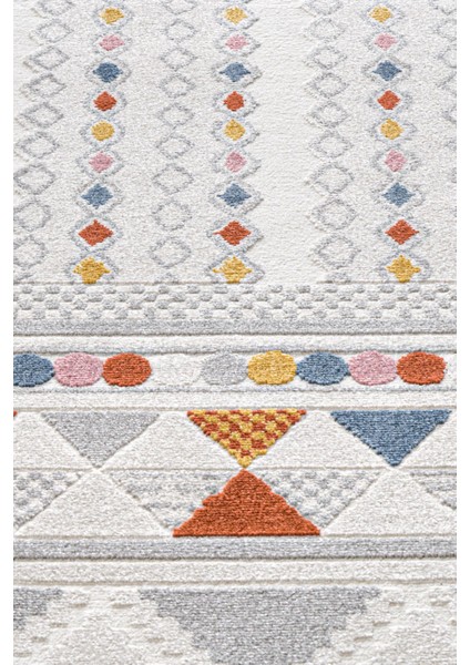 Romanya Beyaz Halı Modern Dokuma Halı Yumuşak Oturma Odası Salon Çocuk Odası Mutfak Halısı F0357 160 x 230 cm modelleri