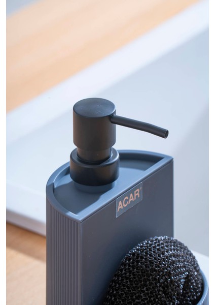 Astoria Akrilik Sünger Hazneli Sıvı Sabunluk Seti modelleri