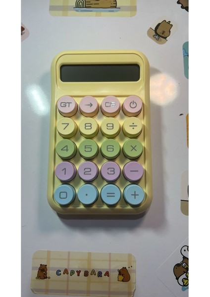 Renkli Çok Fonksiyonlu Hesap Makinesi, Pratik ve Şık Tasarım