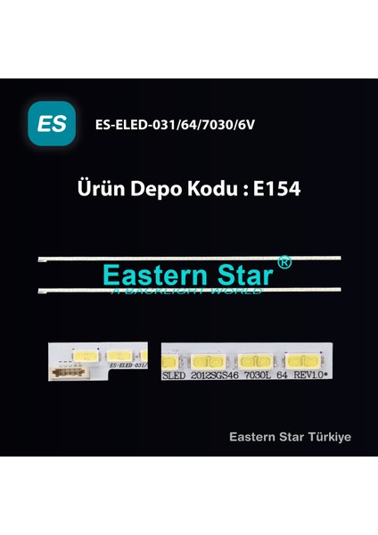 Es-Eled-031, 46pfl5507 46pfl5507h/12 46pfl5537k/12 46pfl5007k 46tl933 46tl968, Lj64-03471a, Lj64-03495a, Sled 2012sgs46 7030l 64 Rev1.0, Lta460hw04, 46'', Tv Led Bar