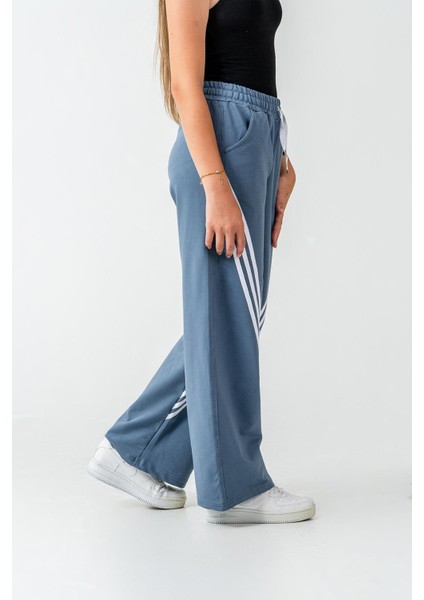 Kız Çocuk Bol Paça Cepli Rahat Kesim Penye Eşofman Altı indirimleri