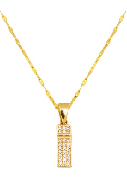 I Baş Harfi 14 Ayar Altın Kolye