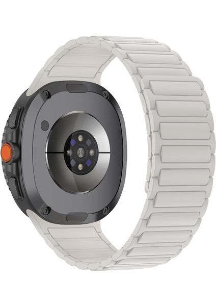 Samsung Galaxy Watch 8 40 / 44 mm Magnetik Silikon Kordon Baklalı Desenli Mıknatıslı Kayış modelleri