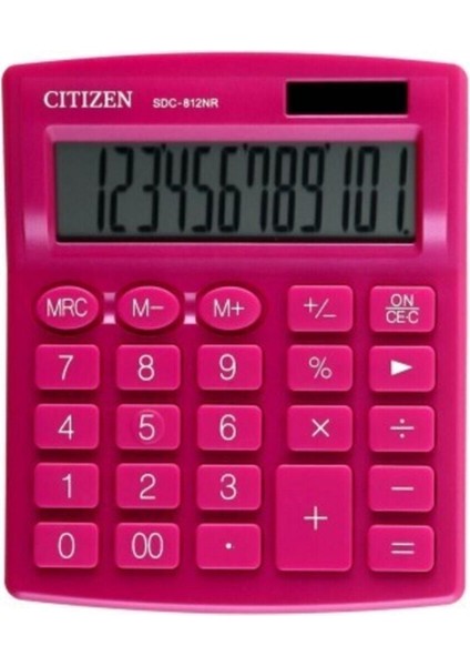 Pembe SDC-812NRPKE Hesap Makinesi, Şık ve Kullanışlı Tasarım