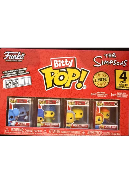 Bitty Pop! The Simpsons 4-Pack