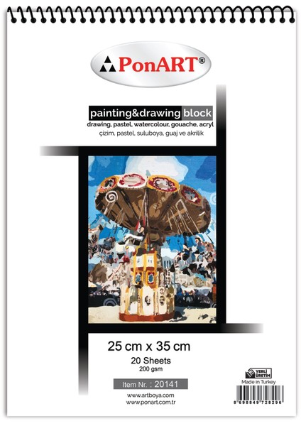 Drawing & Painting Resim Defteri 25X35 200 Gr. 20 Yp. (PHM-20-141)