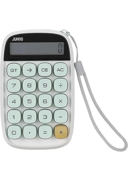 Renkli Yuvarlak Tuşlu Mini Vintage Ofis Hesap Makinası 10 Haneli fiyatları