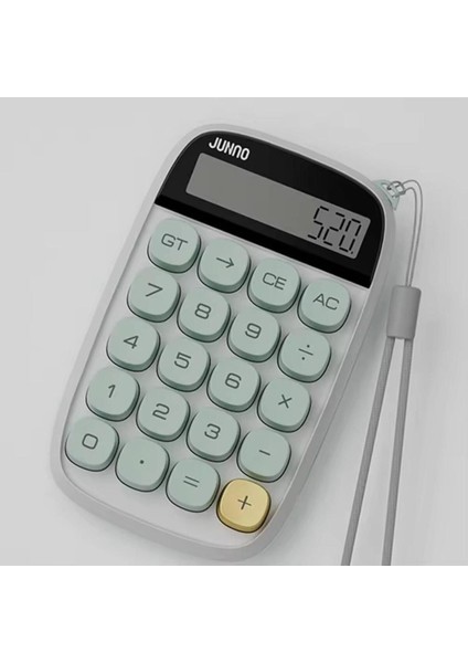 Renkli Yuvarlak Tuşlu Mini Vintage Ofis Hesap Makinası 10 Haneli modelleri