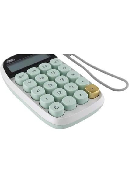 Renkli Yuvarlak Tuşlu Mini Vintage Ofis Hesap Makinası 10 Haneli fırsatları