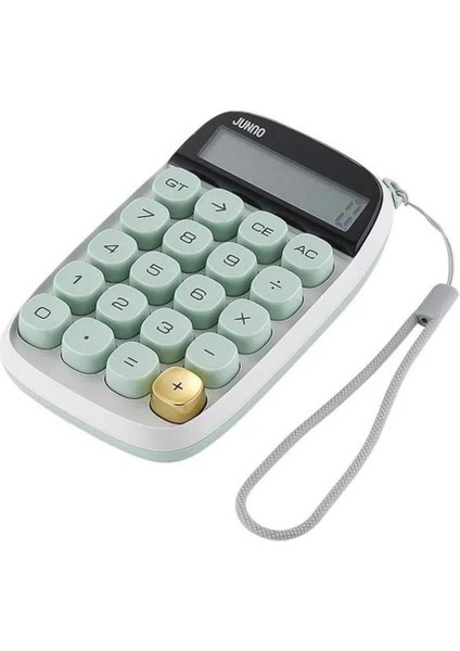Renkli Yuvarlak Tuşlu Mini Vintage Ofis Hesap Makinası 10 Haneli indirimleri
