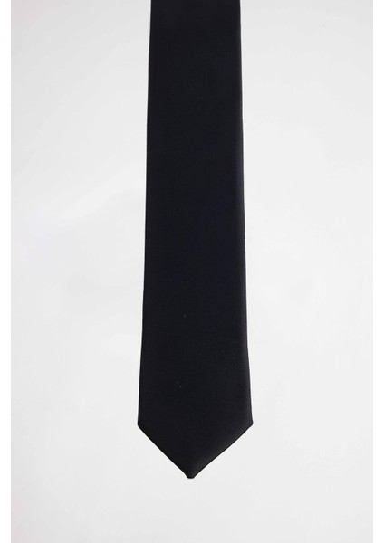 3'lü Paket Düz Ince Siyah Erkek Kravat fiyatları