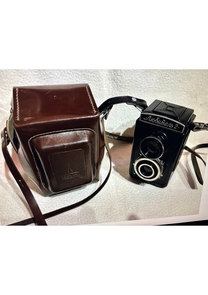 Lübitel 2 Fotoğraf Makinası Orijinal Kılıfından Sorunsuz Çalışır Durumda