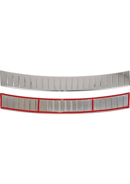 Skoda Scala Uyumlu 2020 ve Üzeri Krom Arka Tampon Üstü Koruma Paslanmaz Çelik fırsatları