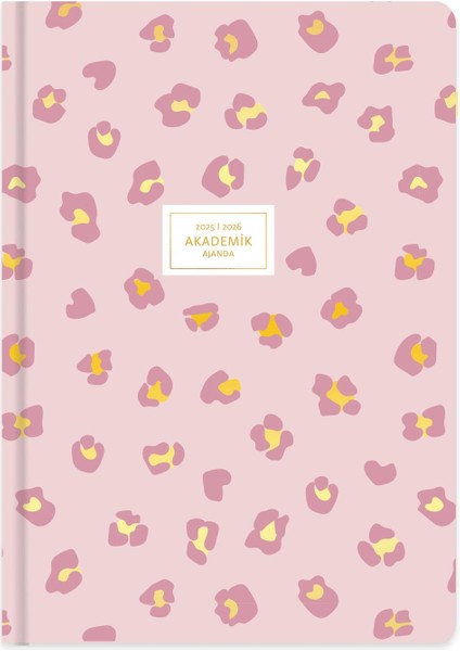 Keskin 17*24 Ciltli Akademik Ajanda - Pembe Leopar fiyatları