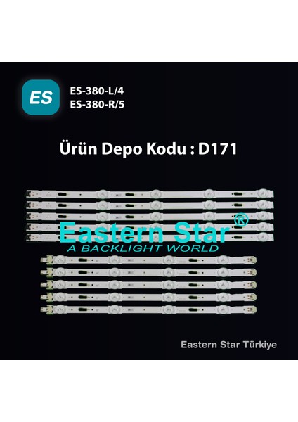 Es-380, Samsung, Bn96-34791a, Bn96-34792a, Ue40ju6070u, Ue40ju6410u, Ue40ju6470u, Ue40ju6570u, Ue40ju6610u, Ue40ku7000u, Ue40mu7000u, Tv Led Bar