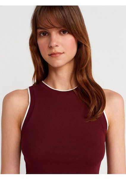 21086 Çift Görünümlü Kolsuz Top-Sarı modelleri