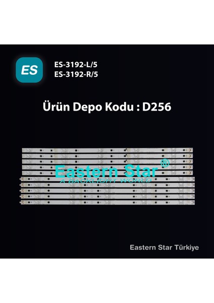Es-3192, Phılıps, 55pus6704, 55pus7805, 55pus7304 Tv Led Bar, 55pus7504 Tv Led Bar, Lb-Gm3030-Gj0d22555x10an22-H, Lb-Gm3030-Gj0d22555x10an22-T, Tpt550j1-Qubh84.K, Tv Led Bar