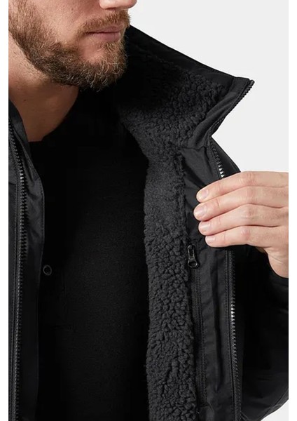 Erkek Crew Hooded Pile Mont fırsatları