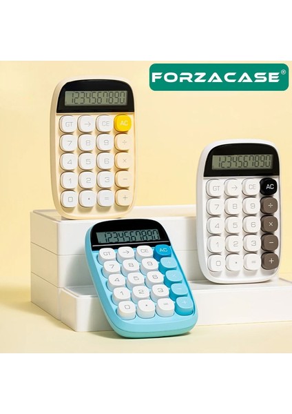 Sarı Mekanik Görünümlü LCD Ekranlı 10 Tuş Hesap Makinesi modelleri
