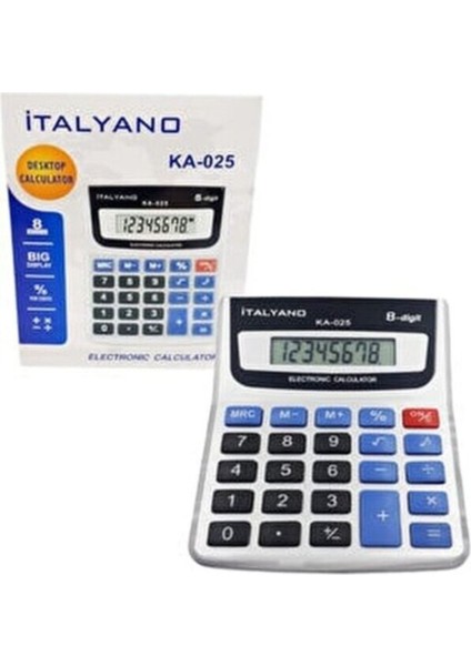 Hesap Makinesi KA-025, Şık ve Kullanışlı Elektronik Hesaplayıcı