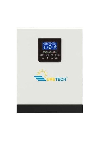 Teknovasyon Arge Uretech 3KVA 2400 Watt 24V Tam Sinüs Akıllı MPPT 40A İnverter