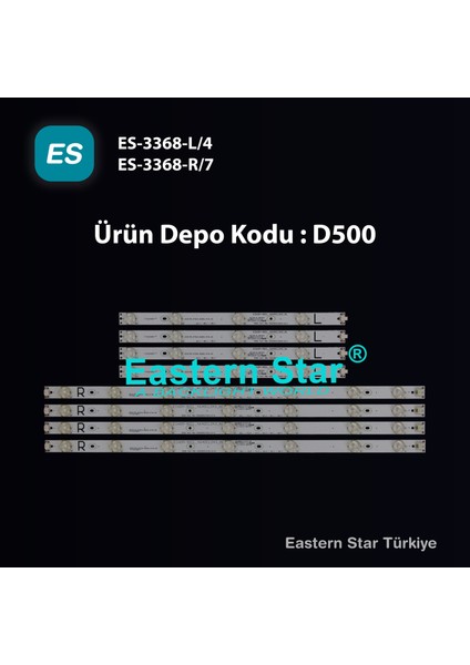 Es-3368, Echom-40cl_4640cl042_A1, Echom-40cl_4640cl043_A1, 40db 4x11 Mbl-40035d411eh0-V2-R, C400x14-E3-S, Premıer Pr 40a55, Pr 40a50, Tv Led Bar