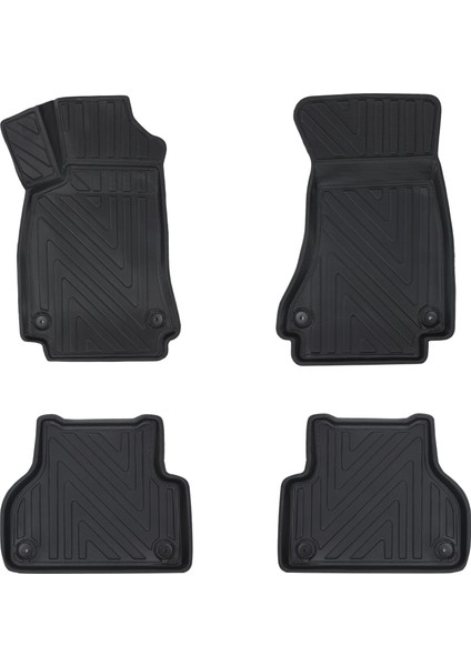 Audi A4 2008-2016 Uyumlu 3D Havuzlu Oto Paspas