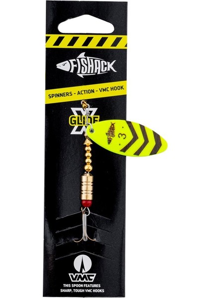 Döner Kaşık - Fishack Glidex - Neon Flash - 7g - No:3 - Alabalık/turna/levrek Olta Kaşığı modelleri