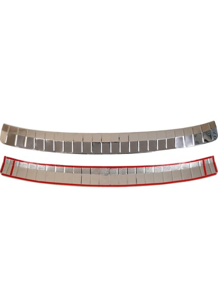 Skoda Karoq Uyumlu 2018 ve Üzeri Krom Arka Tampon Üstü Koruma Paslanmaz Çelik fırsatları