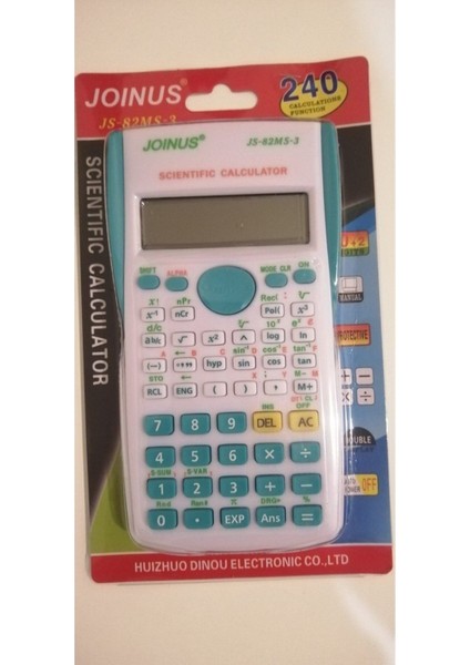 Çok Fonksiyonlu Hesap Makinesi JS-82MS-3, Pratik ve Güçlü Hesaplama Cihazı