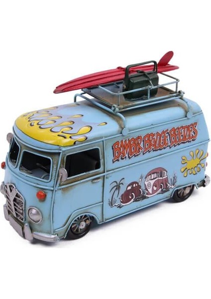 Dekoratif Metal Minibüs Çerçeveli ve Kumbaralı Hediyelik (5379) (593593) fırsatları