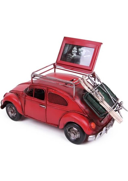 Dekoratif Metal Araba Çerçeveli ve Kumbaralı Hediyelik (3398S) (593593) modelleri