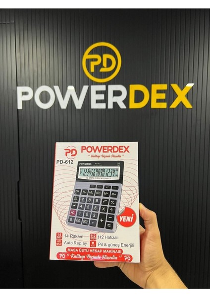 Aral PD-612 Masaüstü Hesap Makinası, Şık ve Kullanışlı Hesaplama Cihazı