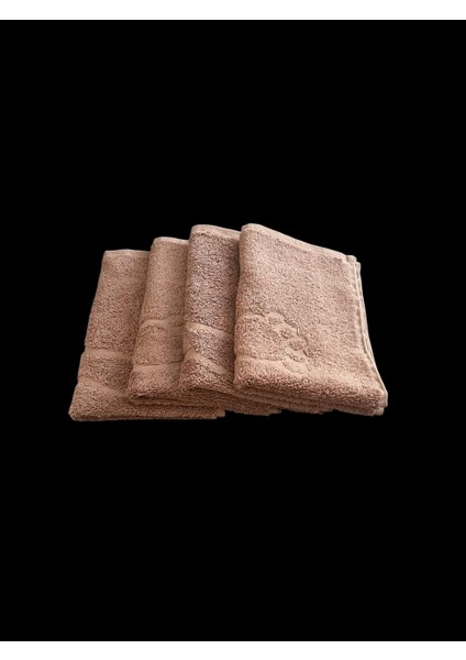 Banyo Havlusu Ayak İzli Havlu Seti %100 Pamuk (4 Adet 30X50 Havlu) modelleri