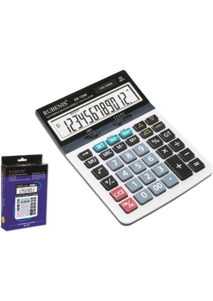Masaüstü 12 Hane Hesap Makinesi, Kullanışlı ve Pratik, SB-1299 fiyatları