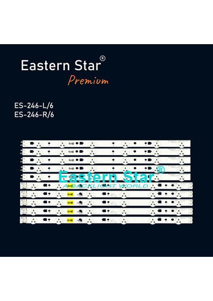 Es-246, Samsung, Bn96-24136a, Bn96-24137a, Bn96-24090a, Bn96-24089a, Ue40eh5450, Ue40eh5200, Ue40eh5300, Ue40eh5000, Ue40eh6030, Hg40ea590, Hg40ea570, Hg40ea570, Tv Led Bar
