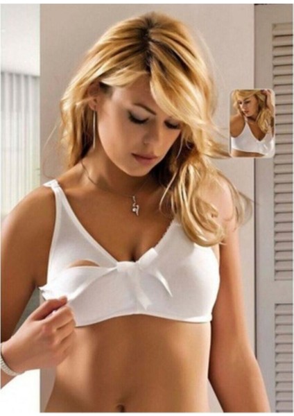 Pamuklu Emzirme Sütyeni