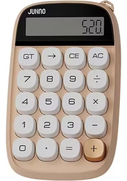 Mini LCD Ekranlı 20 Tuş Mekanik Klavye Görünümlü Hesap Makinesi