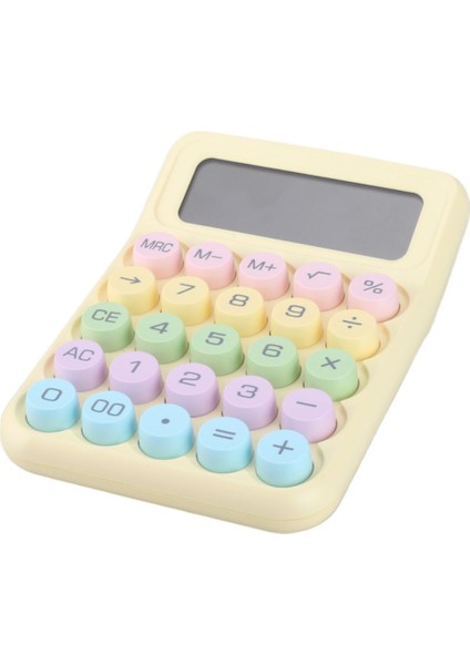 Hesap Makinesi Beyaz-Siyah, Çok Fonksiyonlu, Pratik ve Şık Tasarım