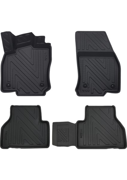 Volkswagen Caddy Panelvan 2020 ve Sonrası Uyumlu 3D Havuzlu Oto Paspas