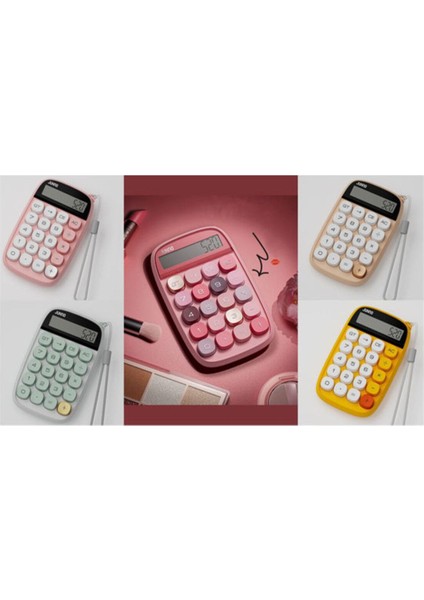 Pratik ve Güvenilir Taşınabilir Hesap Makinesi HES-JN-6600