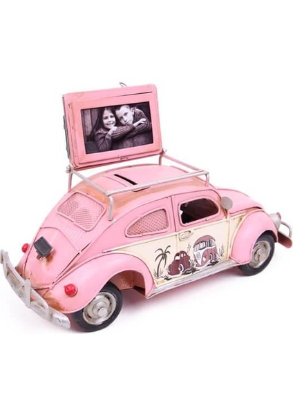 Dekoratif Metal Araba Çerçeveli Kumbaralı Biblo (593593) modelleri