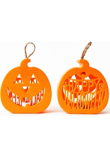 Cadılar Bayramı Halloween Işıklı Masa Süsü Balkabağı Turuncu