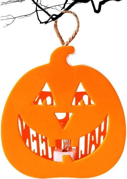 Cadılar Bayramı Halloween Işıklı Masa Süsü Balkabağı Turuncu fırsatları