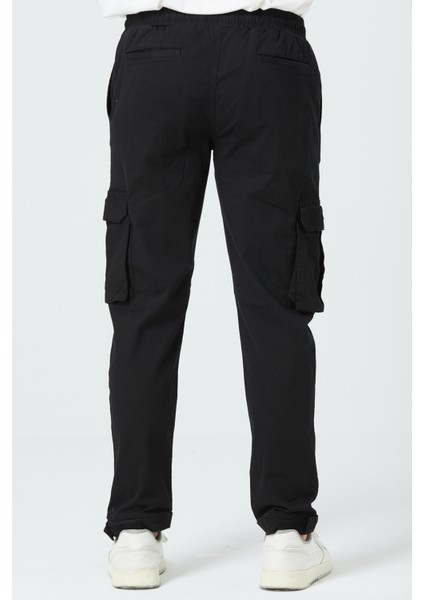 Erkek Kargo Cep Yandan Cepli Beli Lastikli Regular Fit Pantolon modelleri