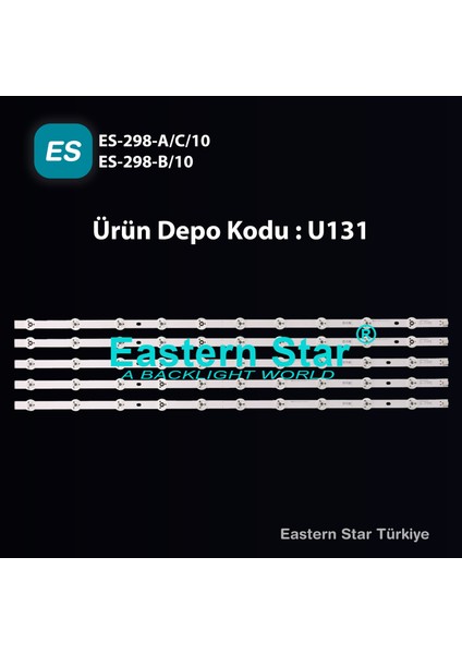 Es-298, Vestel, 40ua9300, 40ua8900, 40ua9000, 400dled_Slım_Rev01, Ves400qnss-2d-U01 23339336, Tv Led Bar